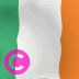 Irland Landesflagge Elgato Streamdeck und Loupedeck animierte GIF Symbole Tastenschaltfläche Hintergrundbild